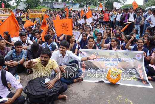 ABVP Protest 1..